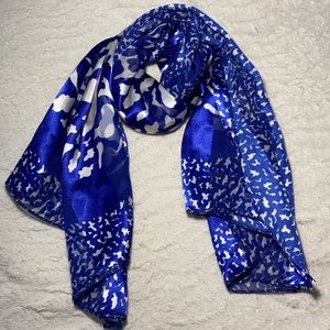 New Blue scarf sheer